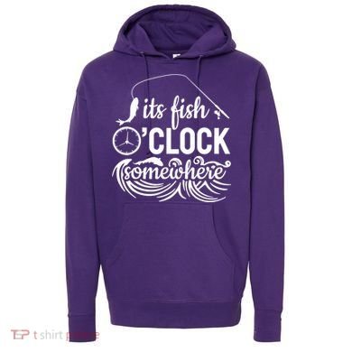 Fish OClock Time Funny Hoodie