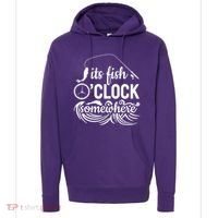 Fish OClock Time Funny Hoodie thumb 0