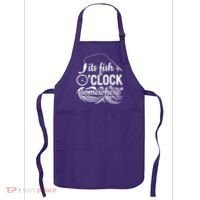 Fish OClock Time Funny Apron thumb 0