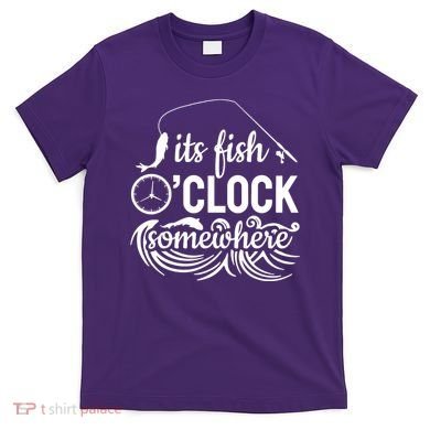 Fish OClock Time Funny T-Shirt