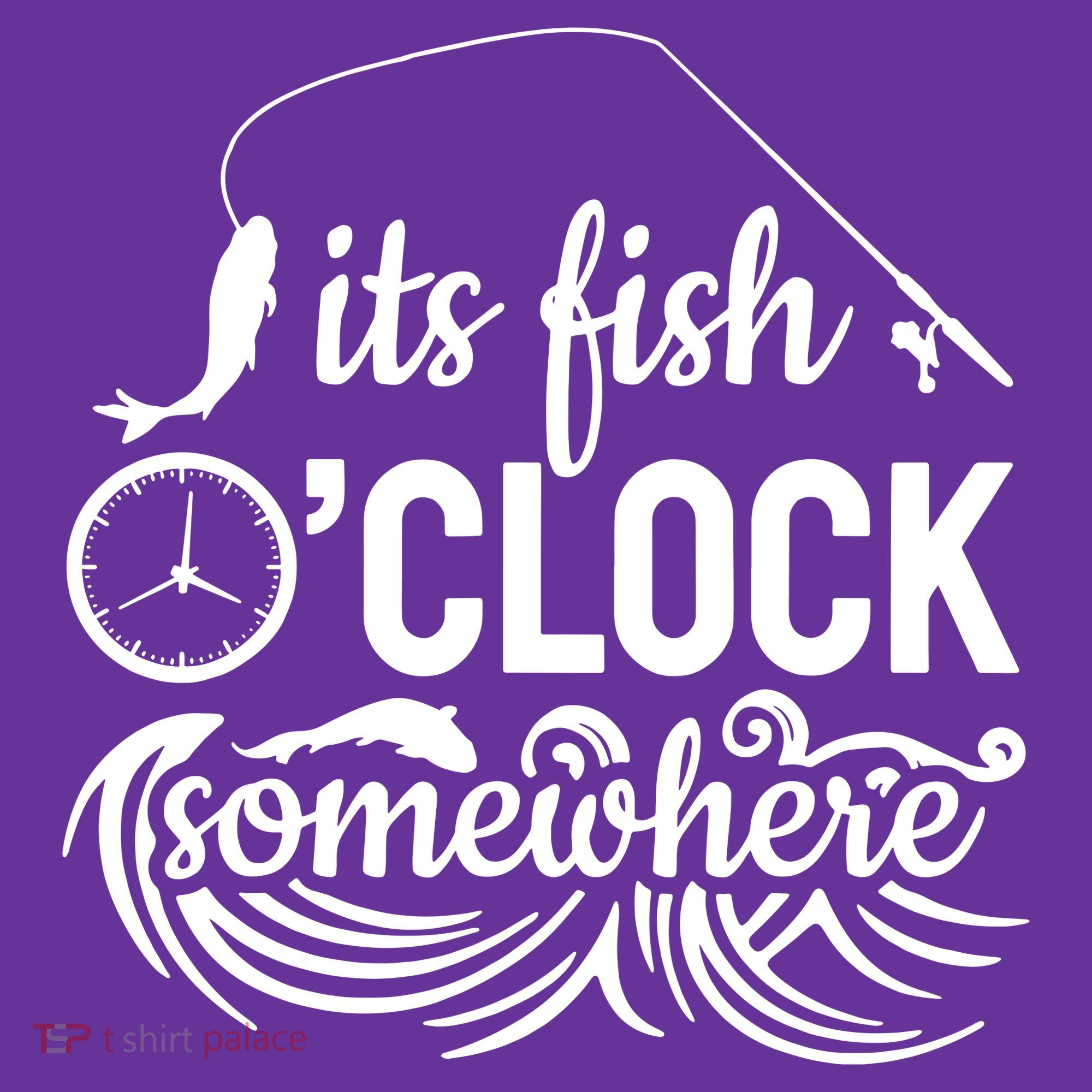 Fish OClock Time Funny Toddler T-Shirt