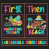 First Occupational Therapy Then Beach Occupational Therapist Women's Sweatshirt thumb 2