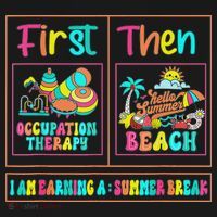 First Occupational Therapy Then Beach Occupational Therapist Apron thumb 3