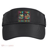 First Occupational Therapy Then Beach Occupational Therapist Adult Drive Performance Visor thumb 0