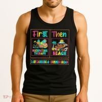 First Occupational Therapy Then Beach Occupational Therapist Tank Top thumb 3
