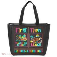 First Occupational Therapy Then Beach Occupational Therapist Tote Bag thumb 0