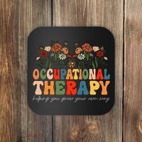Floral Occupational Therapy Wildflowers Occupational Therapy Coaster thumb 0