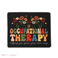 Floral Occupational Therapy Wildflowers Occupational Therapy Mousepad thumb 0