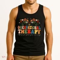 Floral Occupational Therapy Wildflowers Occupational Therapy Tank Top thumb 3