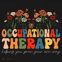 Floral Occupational Therapy Wildflowers Occupational Therapy Visor thumb 3