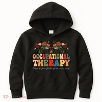 Floral Occupational Therapy Wildflowers Occupational Therapy Kids Hoodie thumb 0