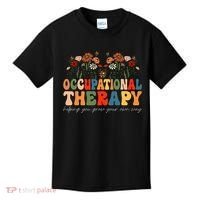 Floral Occupational Therapy Wildflowers Occupational Therapy Kids T-Shirt thumb 0