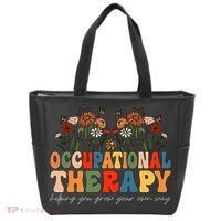 Floral Occupational Therapy Wildflowers Occupational Therapy Tote Bag thumb 0