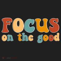 Focus On The Good Retro Quote Women's Sweatshirt thumb 2