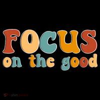 Focus On The Good Retro Quote Coaster thumb 2