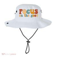 Focus On The Good Retro Quote Bucket Hat thumb 0