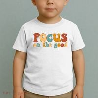 Focus On The Good Retro Quote Toddler T-Shirt thumb 2