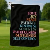 Fruits Of The Spirit Golf Towel thumb 1