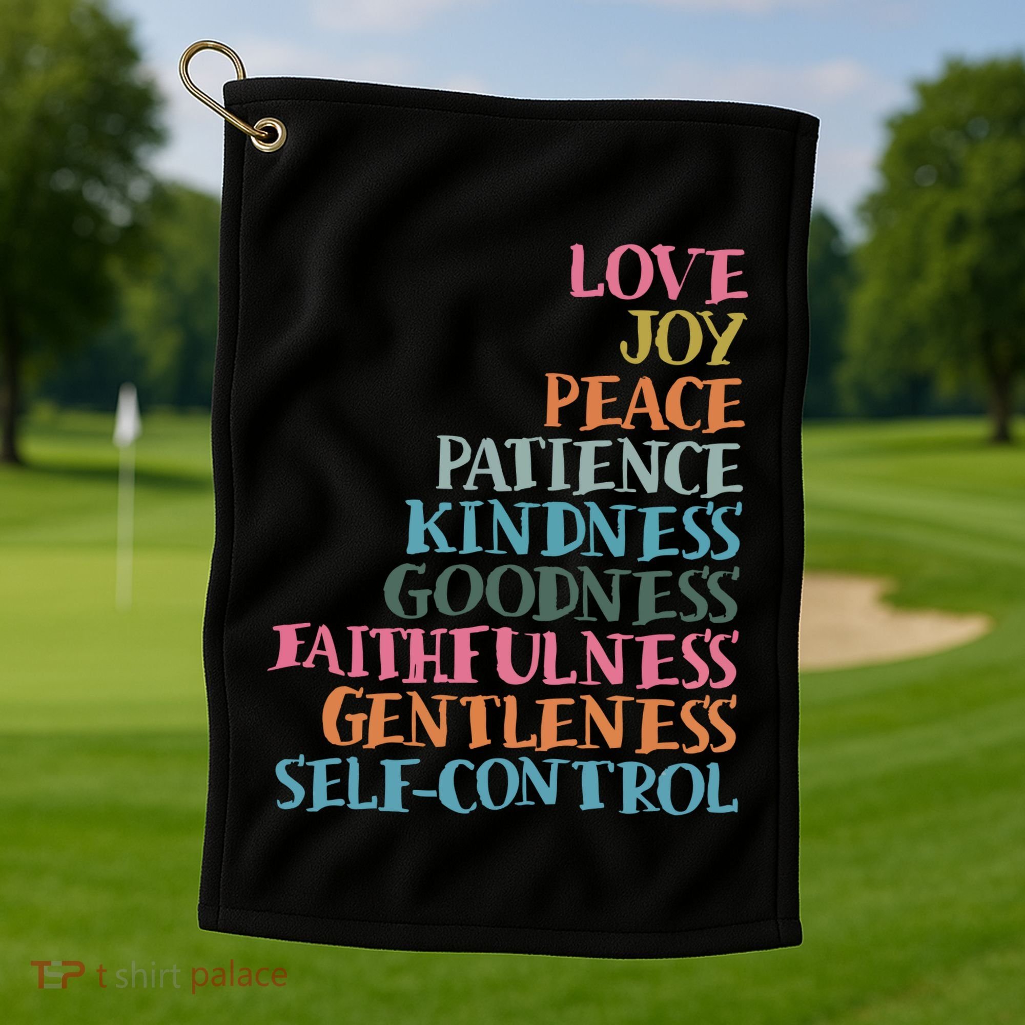 Fruits Of The Spirit Golf Towel