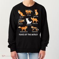 Foxes Of The World Fox Lover Gift Women's Sweatshirt thumb 0