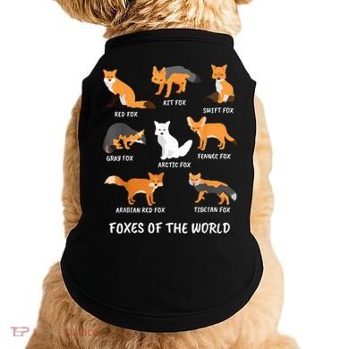 Foxes Of The World Fox Lover Gift Doggie Tank