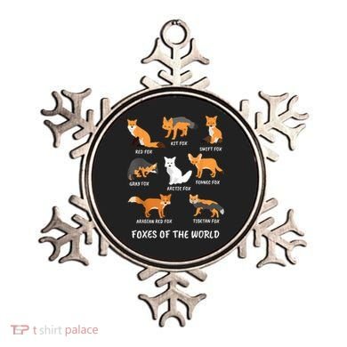 Foxes Of The World Fox Lover Gift Ornament