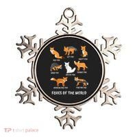 Foxes Of The World Fox Lover Gift Ornament thumb 0
