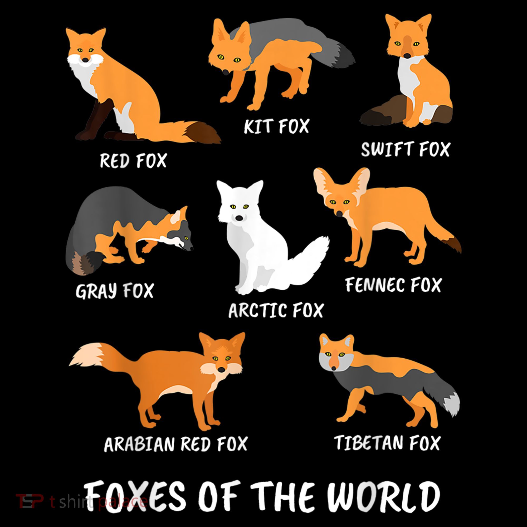 Foxes Of The World Fox Lover Gift Ornament