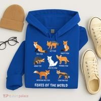 Foxes Of The World Fox Lover Gift Hoodie thumb 4