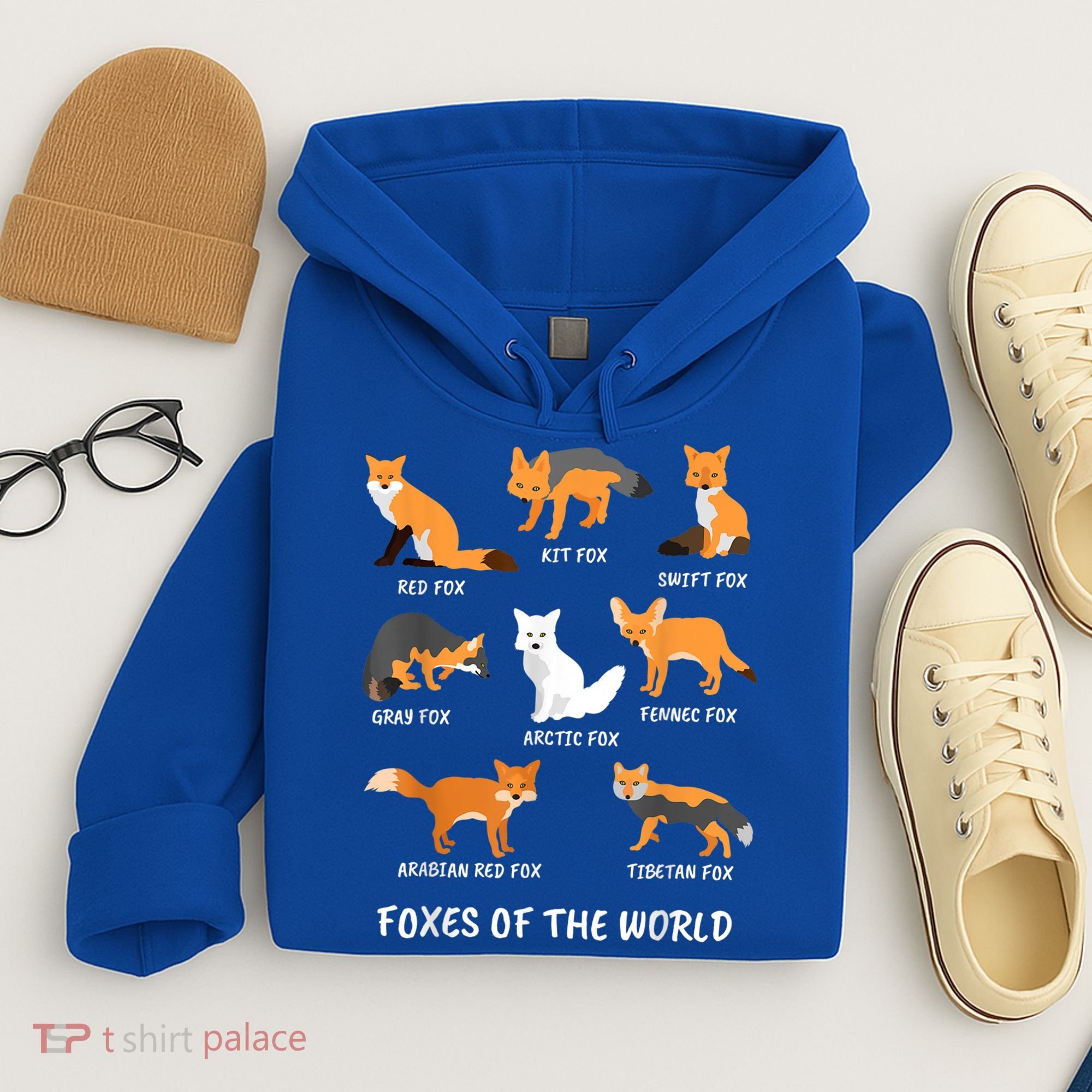 Foxes Of The World Fox Lover Gift Hoodie