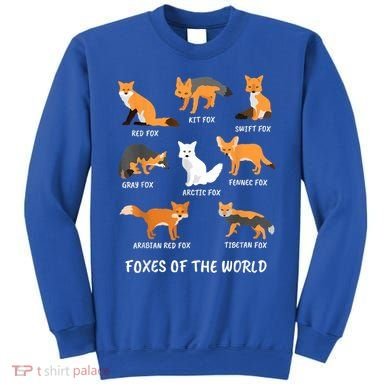 Foxes Of The World Fox Lover Gift Sweatshirt