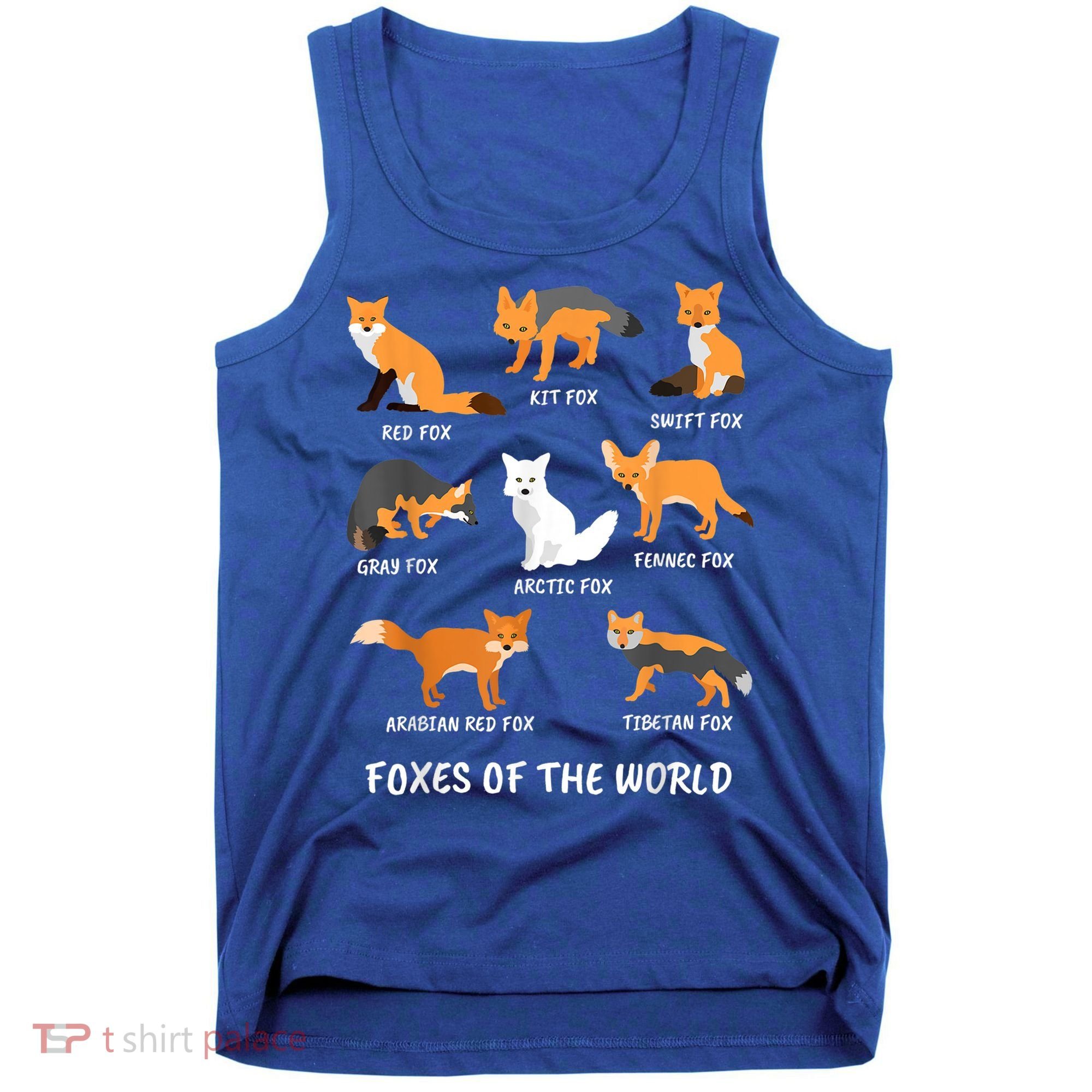 Foxes Of The World Fox Lover Gift Tank Top