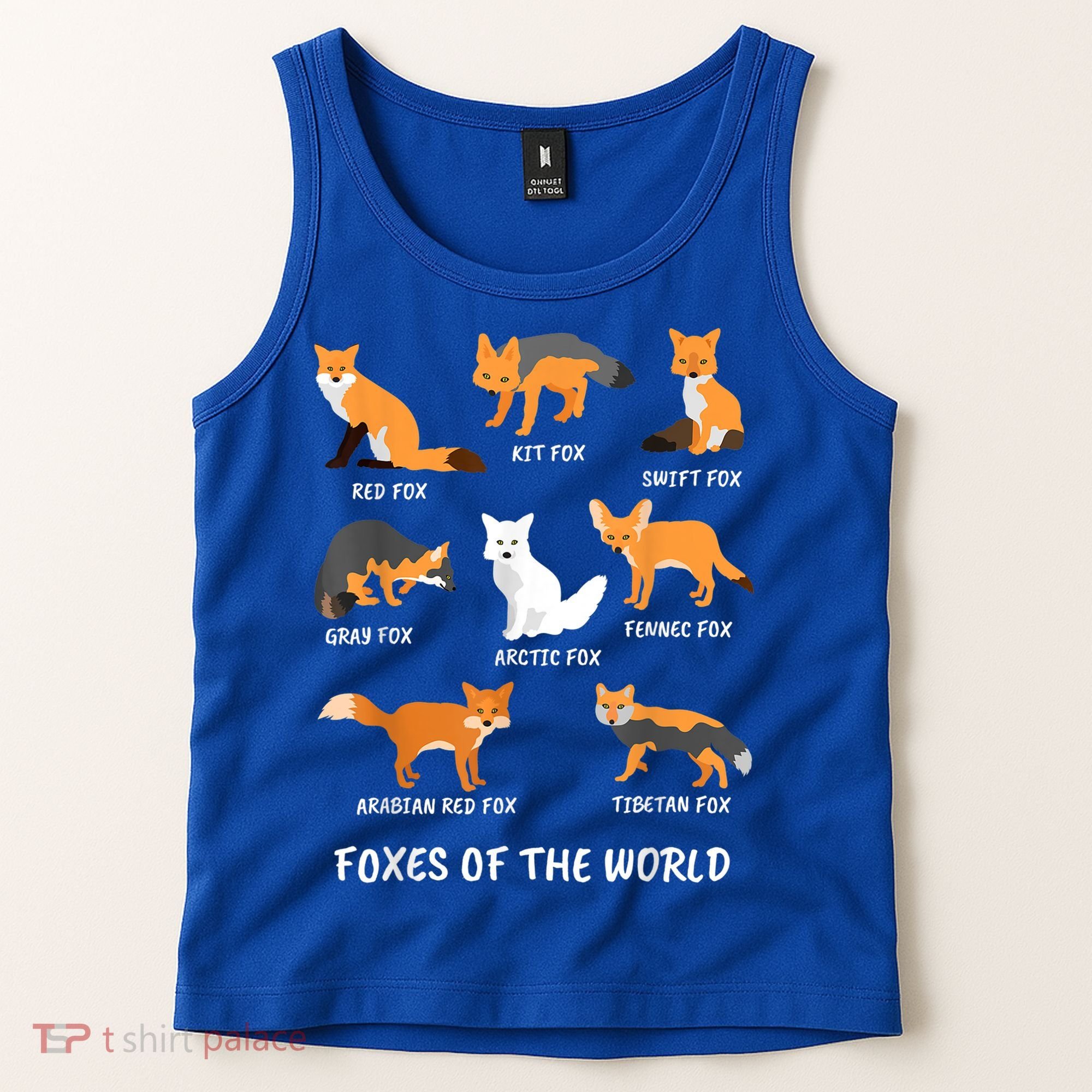 Foxes Of The World Fox Lover Gift Tank Top