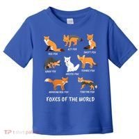 Foxes Of The World Fox Lover Gift Toddler T-Shirt thumb 0
