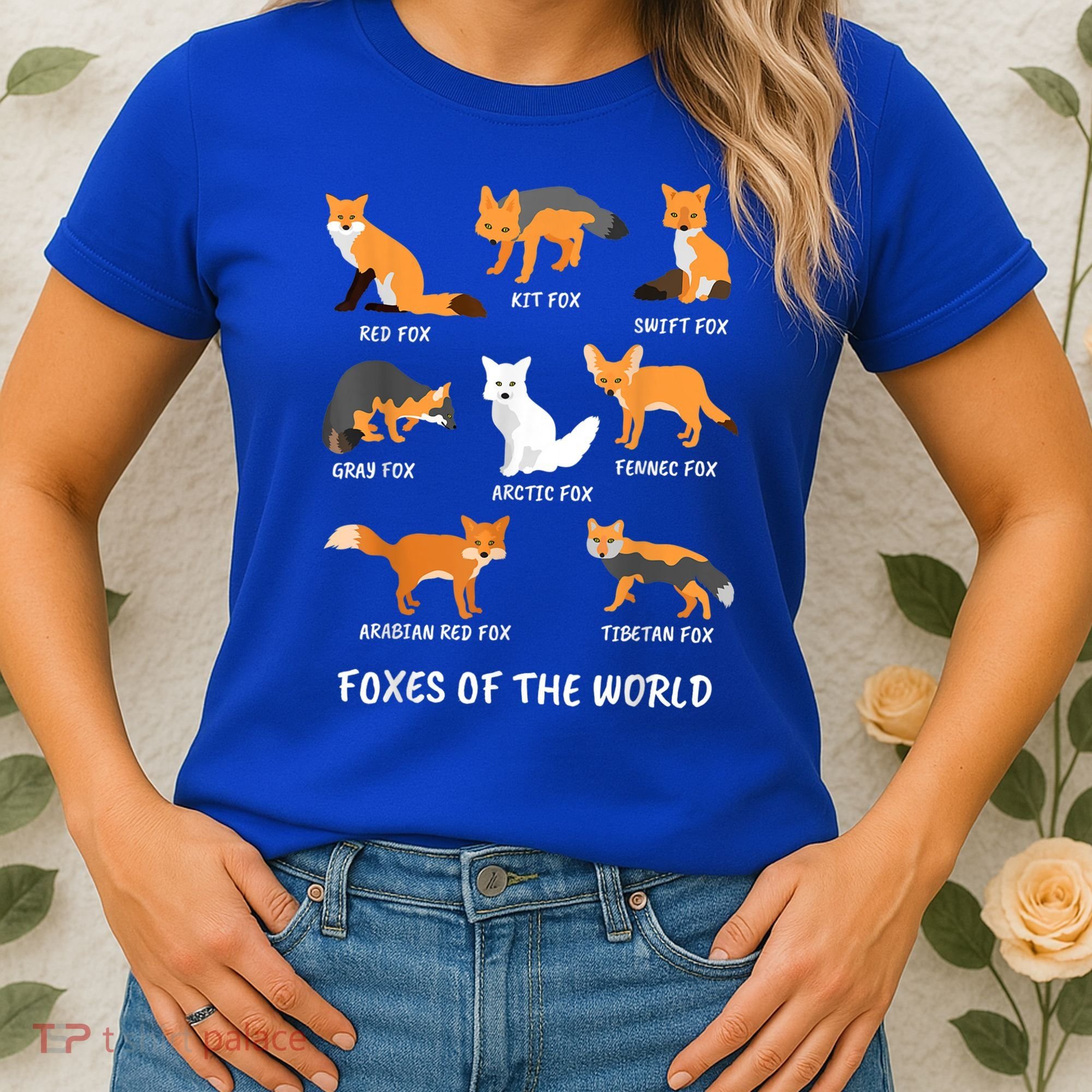 Foxes Of The World Fox Lover Gift Women's T-Shirt