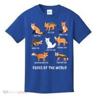 Foxes Of The World Fox Lover Gift Kids T-Shirt thumb 0