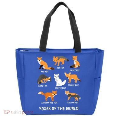 Foxes Of The World Fox Lover Gift Tote Bag