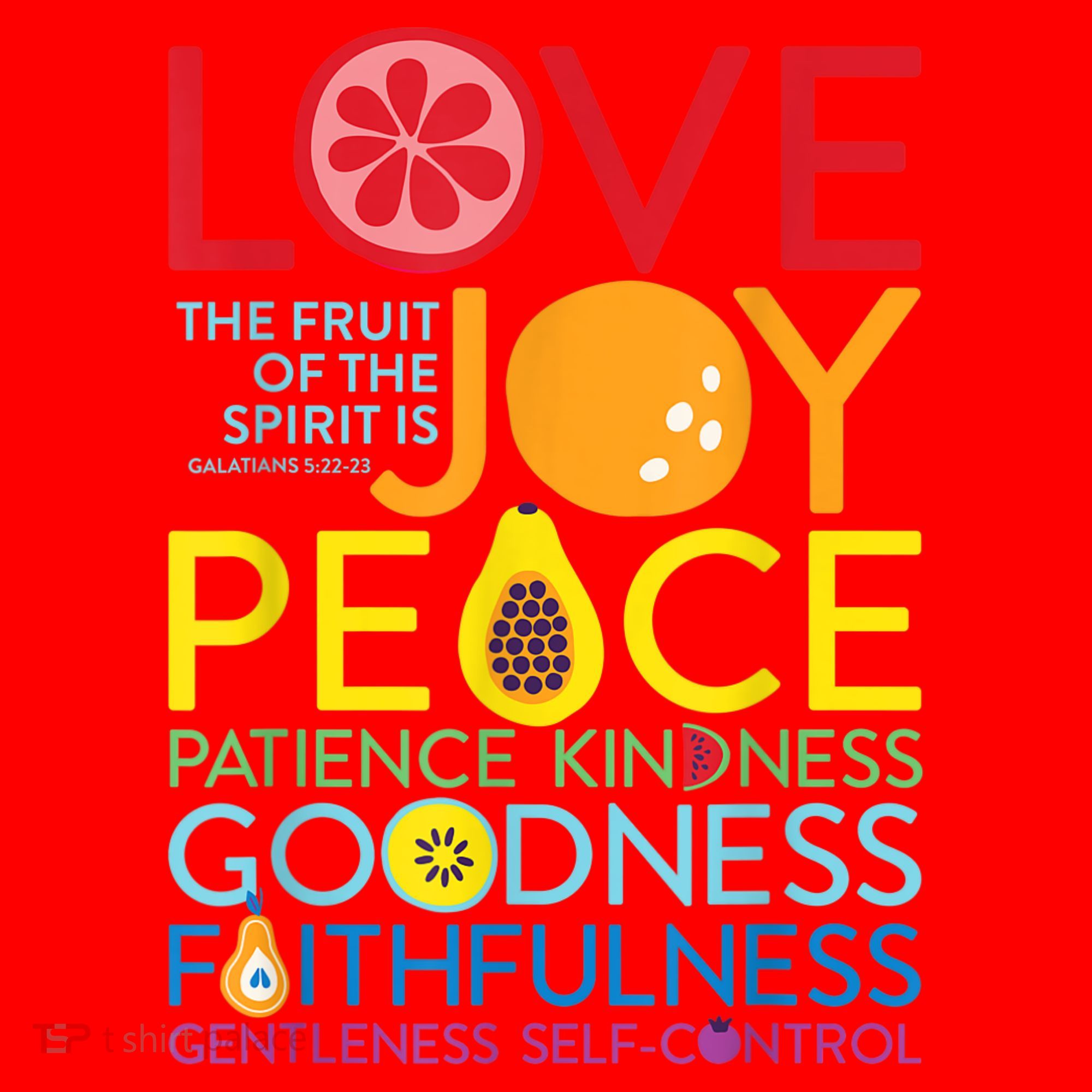 Fruit Of The Spirit Galatians Santa Hat