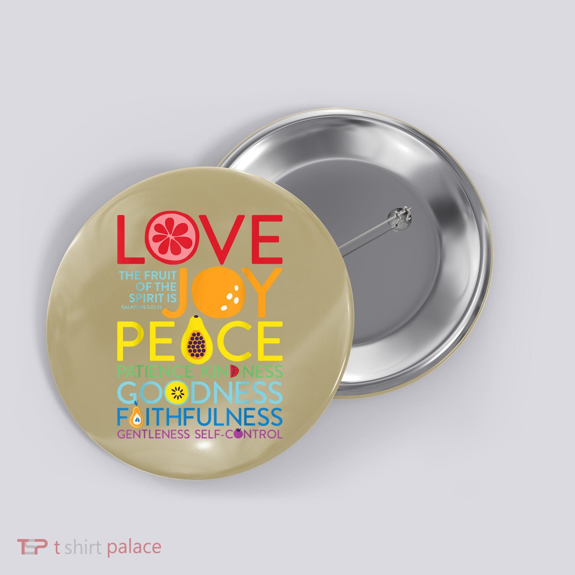 Fruit Of The Spirit Galatians Button