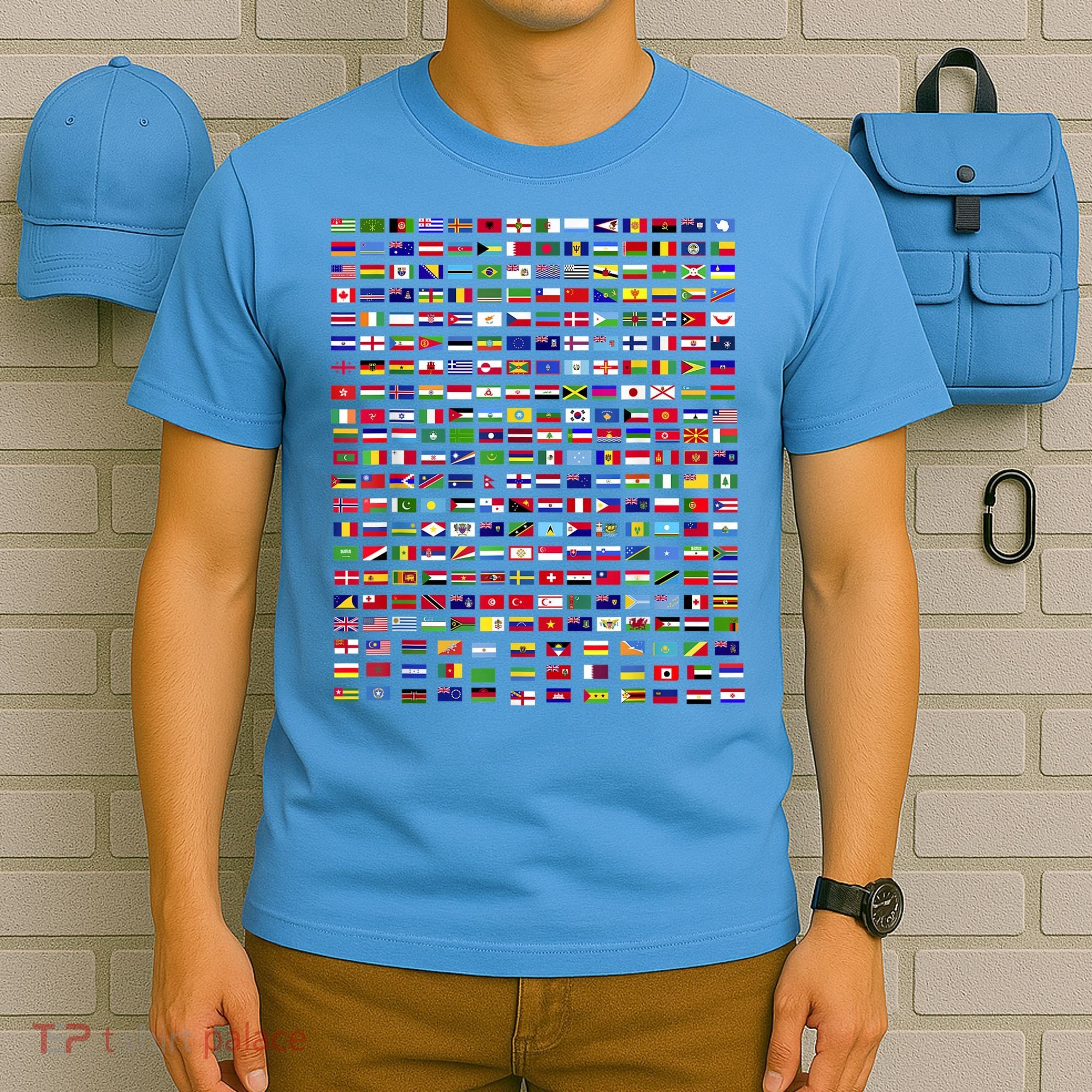 Flags Of The Countries Of The World 287 Flag International T-Shirt