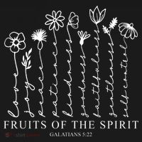 Fruits Of The Spirit Christian Floral Women's Hoodie thumb 2