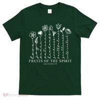 Fruits Of The Spirit Christian Floral T-Shirt thumb 0