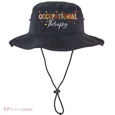 Funny Occupational Therapy Pumpkin Autumn Tree Fall Leaves Bucket Hat