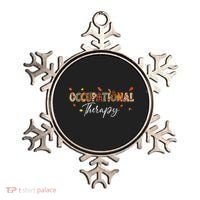 Funny Occupational Therapy Pumpkin Autumn Tree Fall Leaves Ornament thumb 0