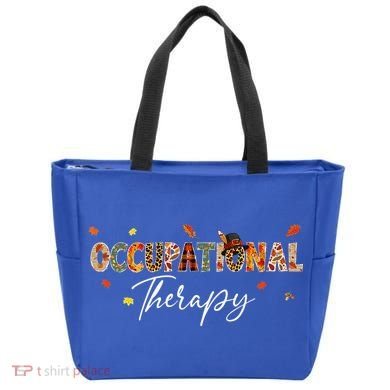 Funny Occupational Therapy Pumpkin Autumn Tree Fall Leaves Tote Bag