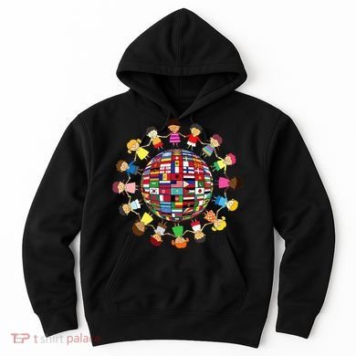 Flags Of The World Cultural Diversity Around The Globe Hoodie