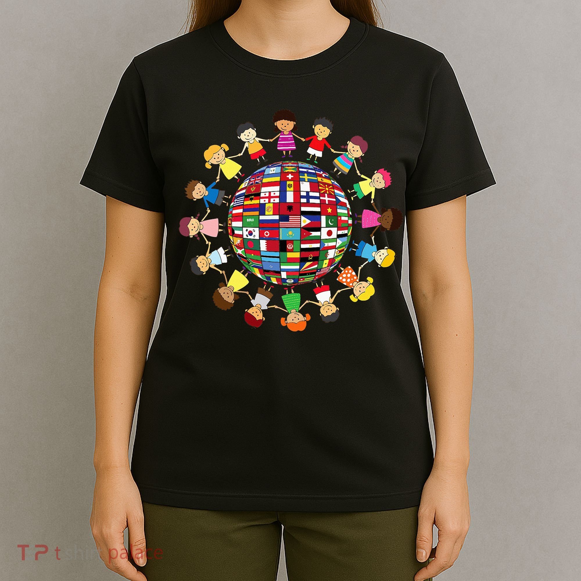 Flags Of The World Cultural Diversity Around The Globe T-Shirt