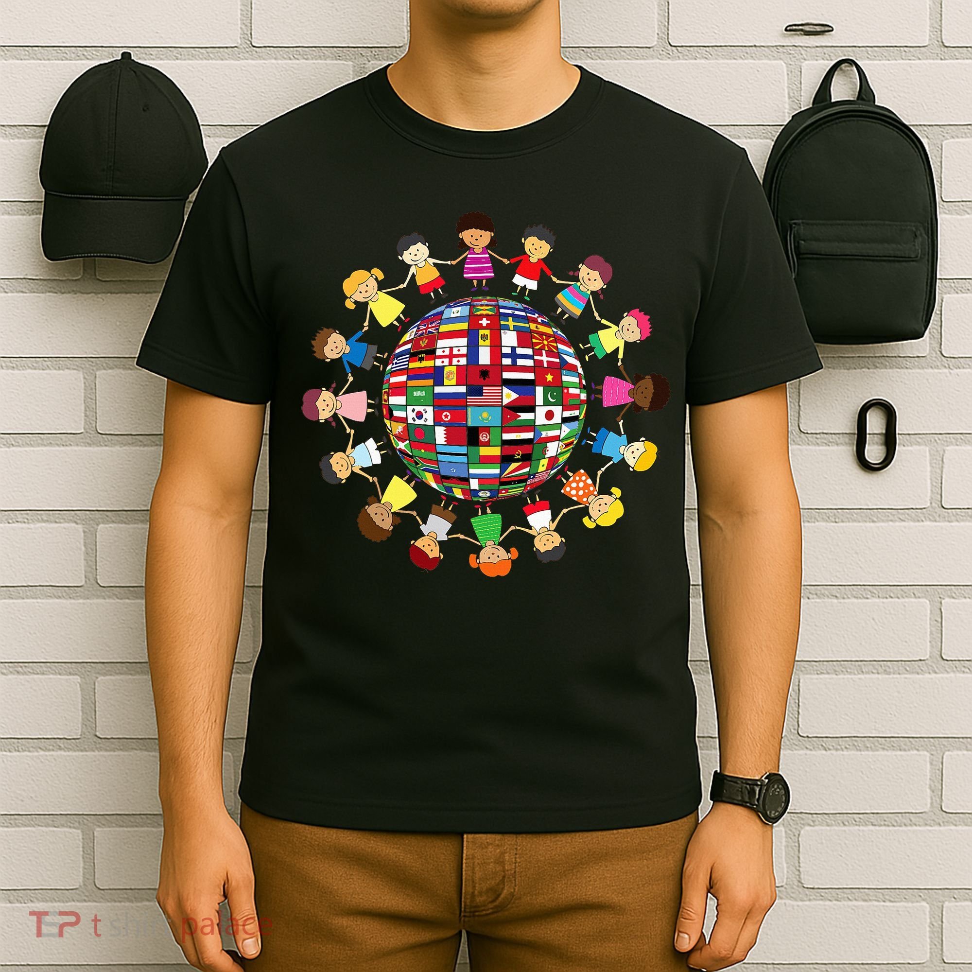 Flags Of The World Cultural Diversity Around The Globe T-Shirt