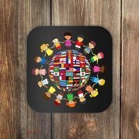 Flags Of The World Cultural Diversity Around The Globe Coaster thumb 0