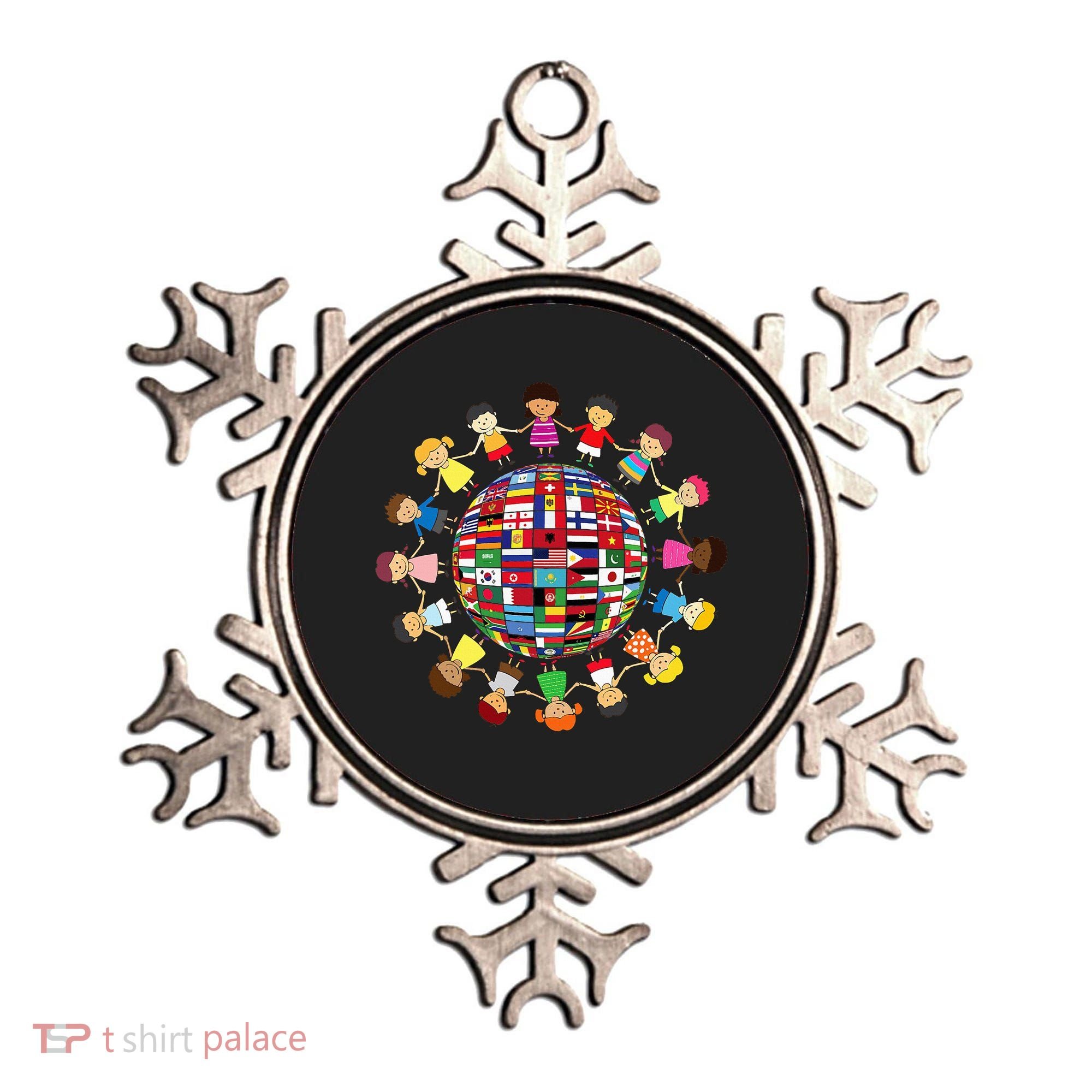Flags Of The World Cultural Diversity Around The Globe Ornament